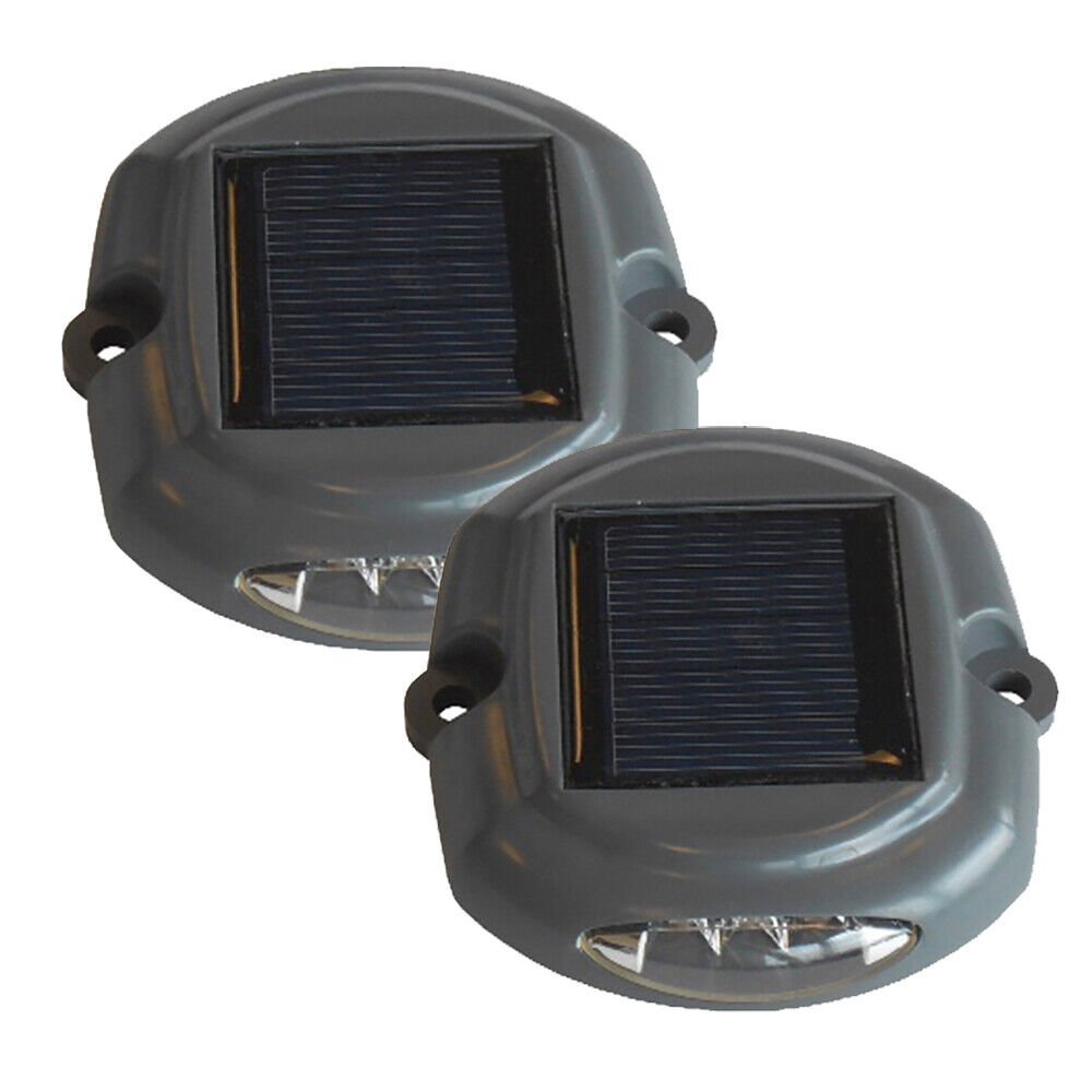 Dock Edge Docklite Solar Dock & Deck Light - 2 - Pack - The Online Fishing Store