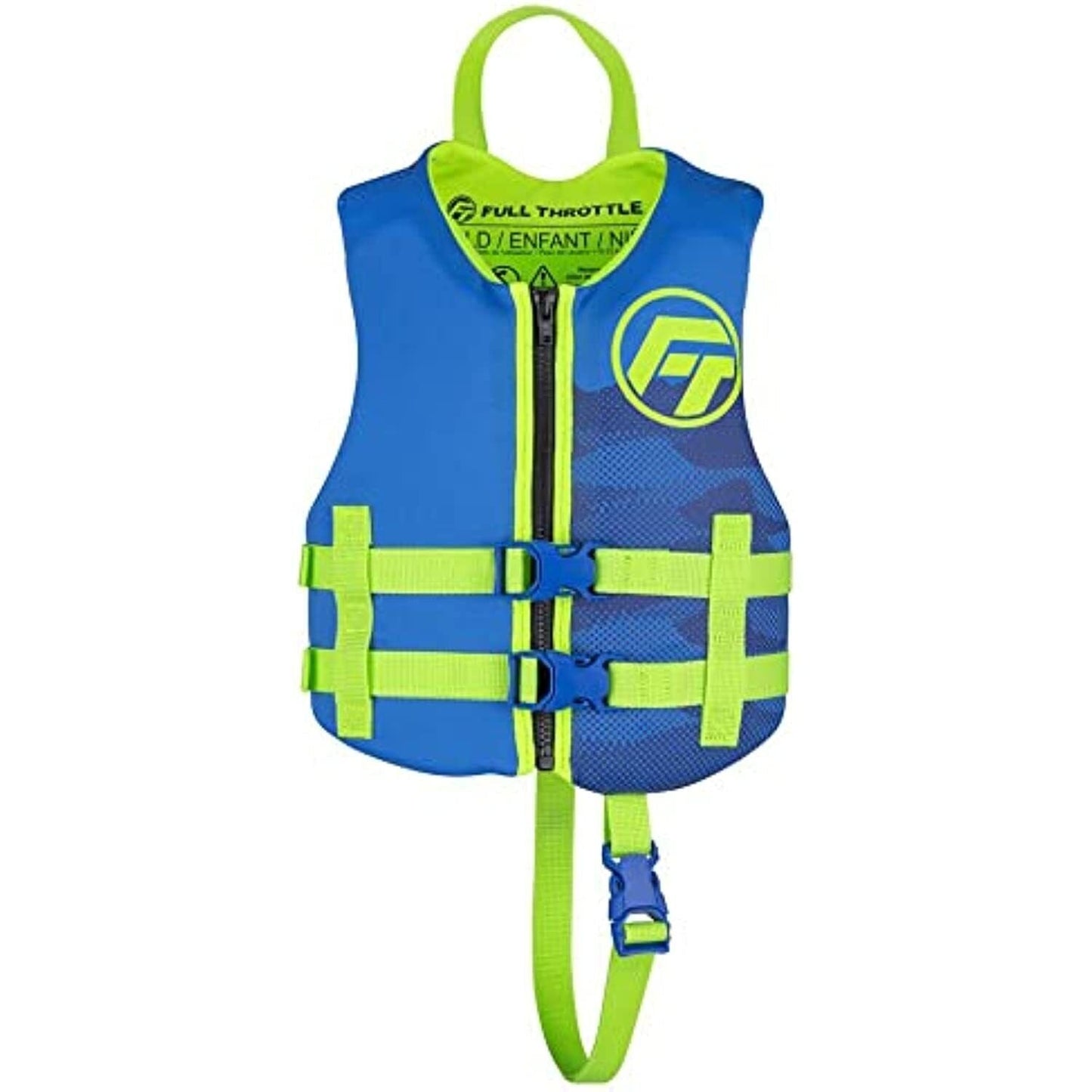 Full Throttle Child Rapid - Dry Life Jacket - Blue - The Online Fishing Store