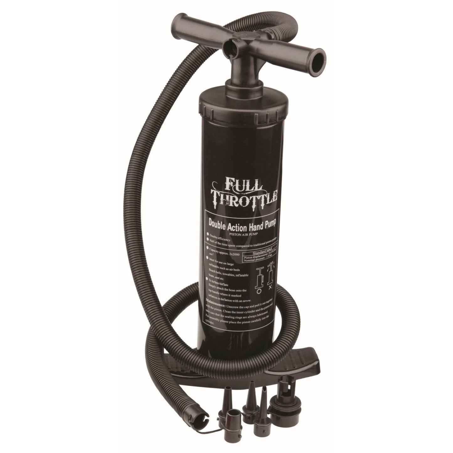 Full Throttle Dual Action Hand Pump - The Online Fishing Store