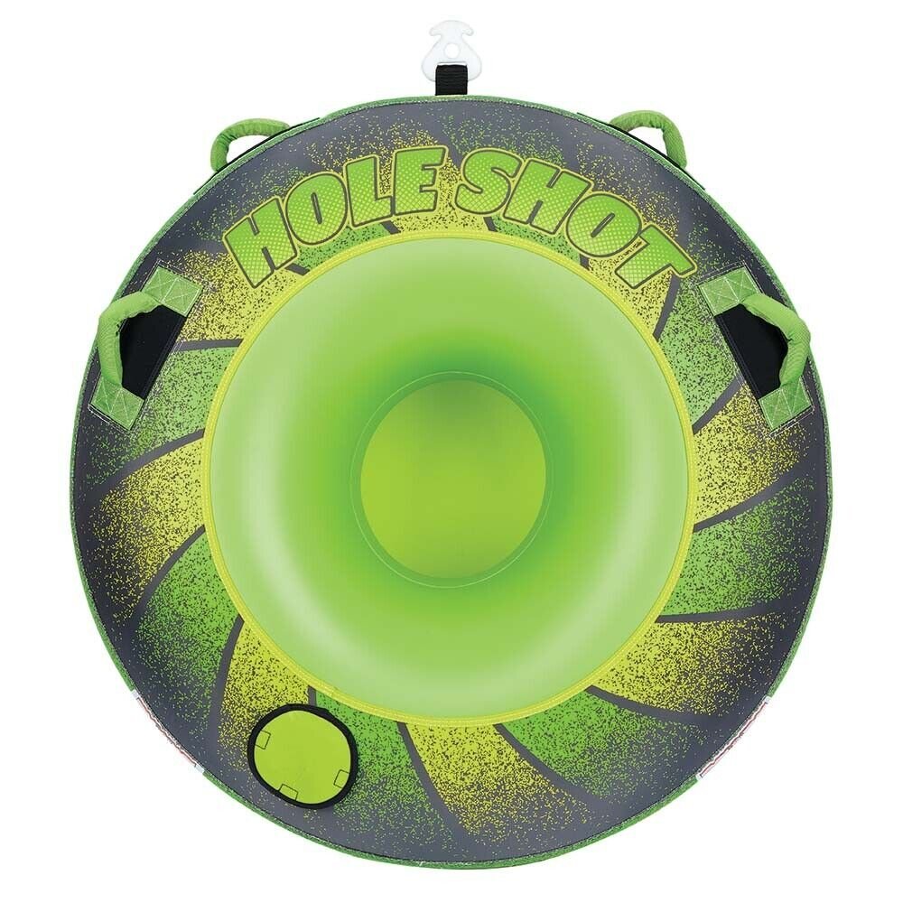 Full Throttle Hole Shot Towable Tube - 1 Rider - Green - The Online Fishing Store