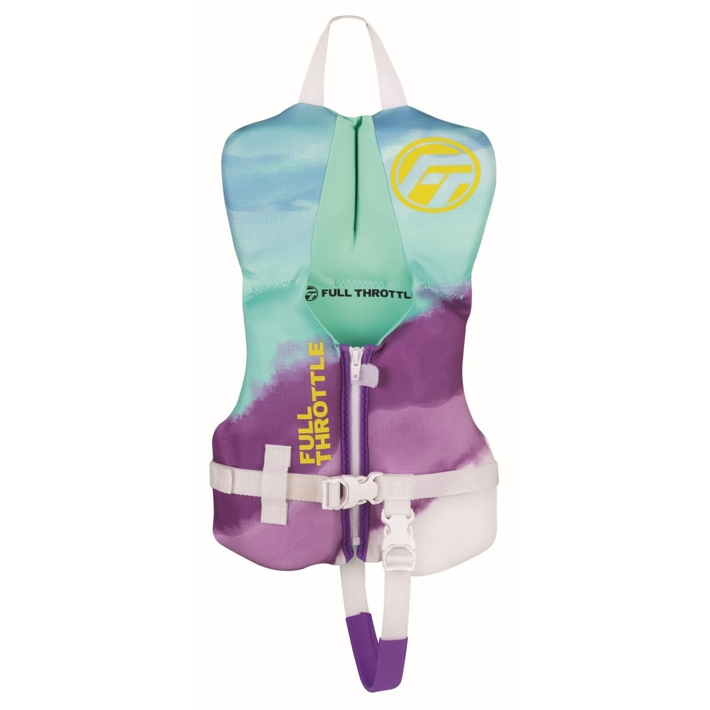 Full Throttle Infant Rapid - Dry Flex - Back Life Jacket Aqua - The Online Fishing Store