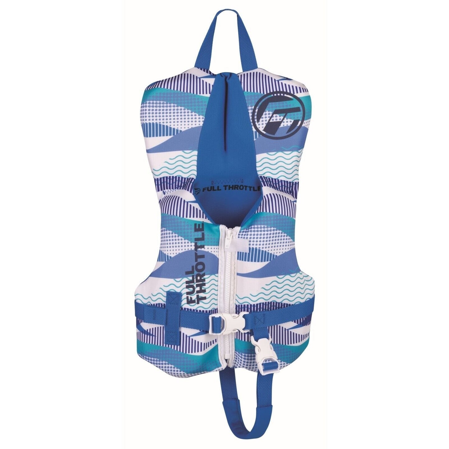 Full Throttle Infant Rapid - Dry Flex - Back Life Jacket Blue - The Online Fishing Store