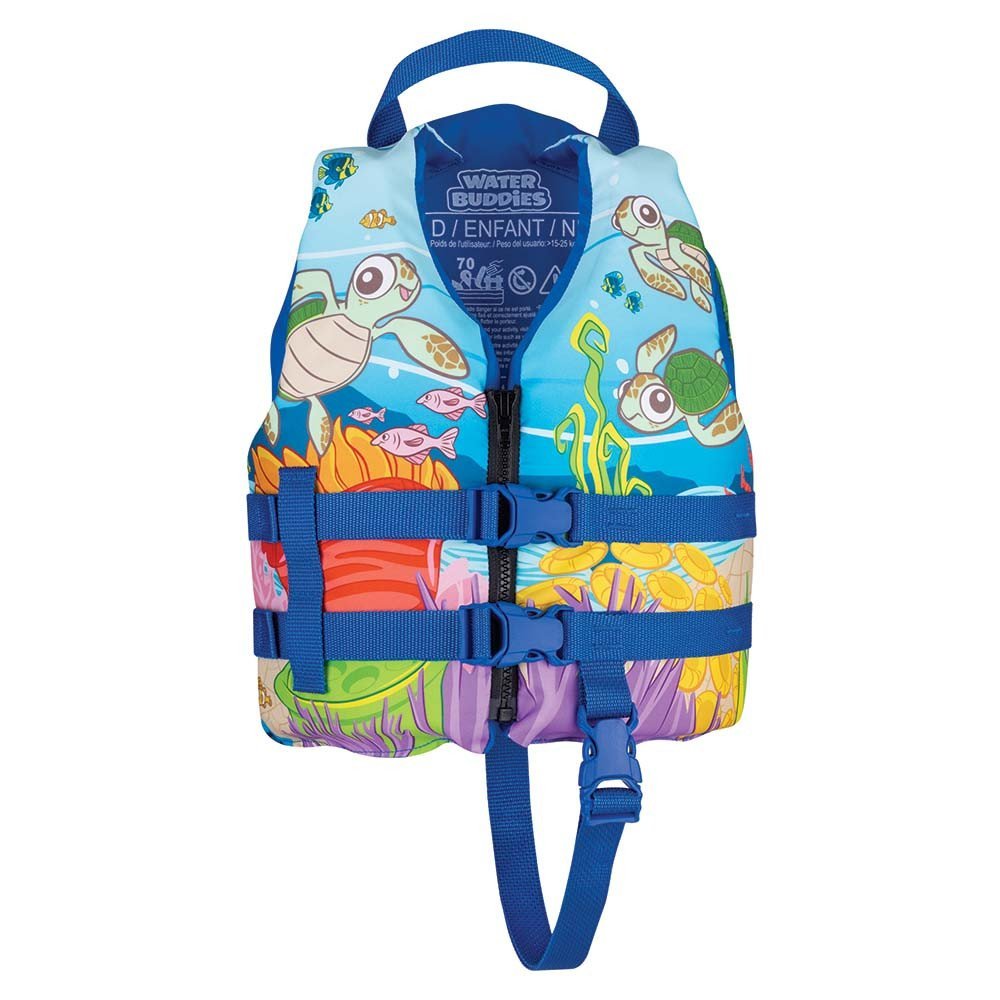 Full Throttle Water Buddies Vest - Child 30 - 50lbs - Turtle - The Online Fishing Store