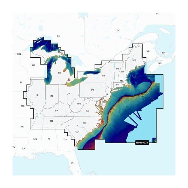 Garmin 010 - C1291 - 00 Marine Cartography; Navionics Vision+™ U.S. EAST - The Online Fishing Store