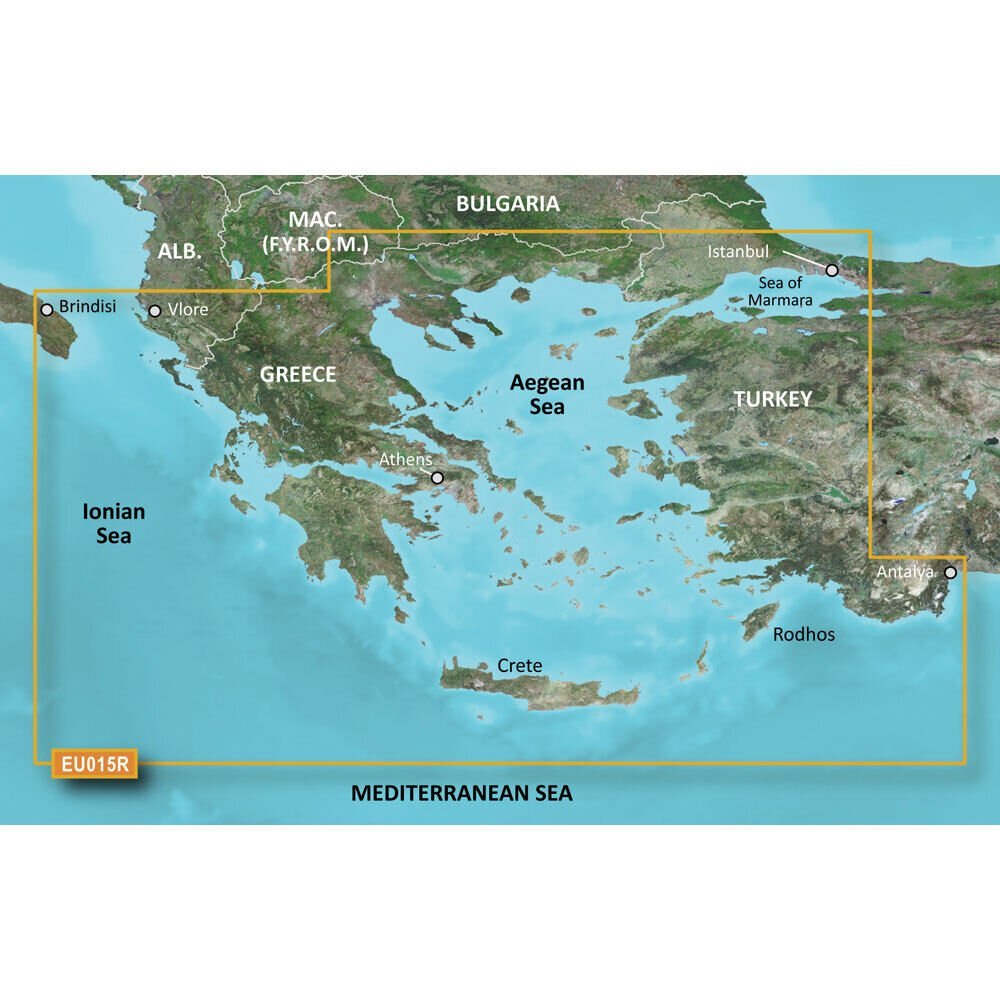 Garmin BlueChart® g3 HD - HXEU015R Aegean Sea & Sea of Marmara - The Online Fishing Store