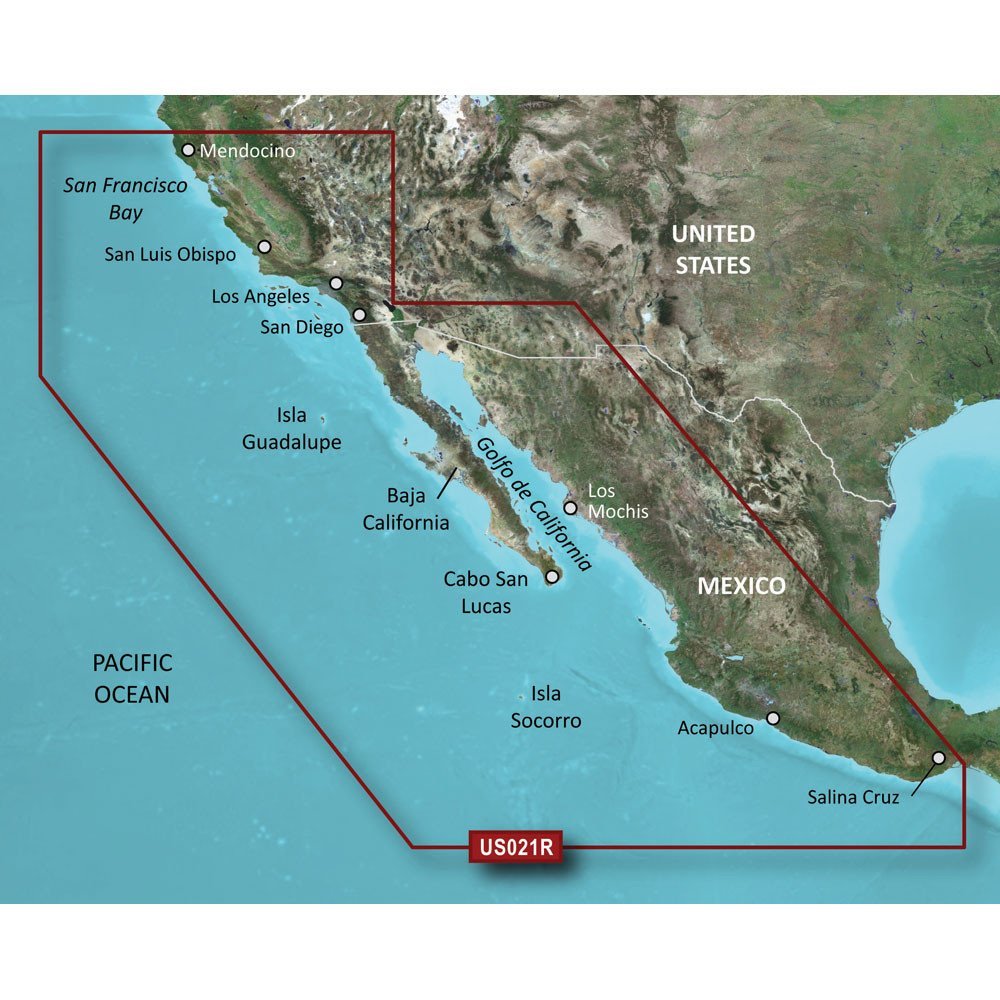 Garmin BlueChart® g3 HD - HXUS021R - California - Mexico - microSD™/SD™ - The Online Fishing Store