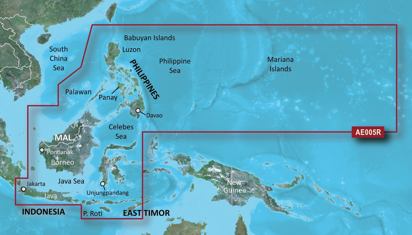 Garmin BlueChart® g3 Vision® HD - VAE005R - Philippines - Java Mariana Is. - The Online Fishing Store