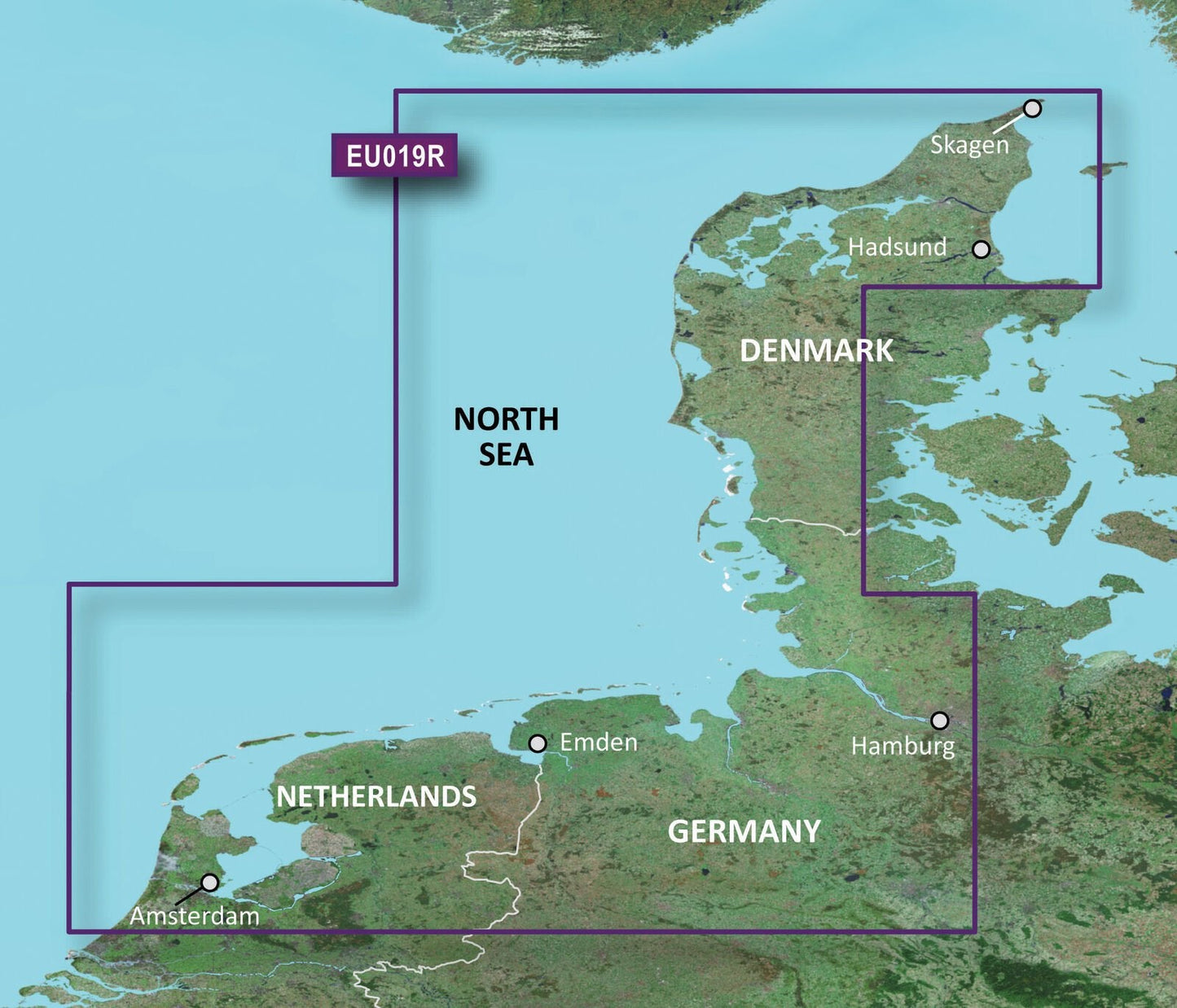 Garmin BlueChart® g3 Vision® HD - VEU019R - Alborg to Amsterdam - microSD™/SD™ - The Online Fishing Store