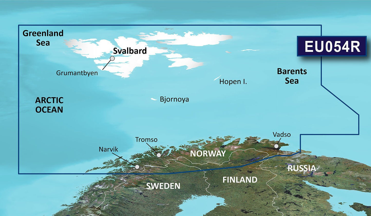 Garmin BlueChart® g3 Vision® HD - VEU054R - Vestfjd - Svalbard - Varanger - The Online Fishing Store