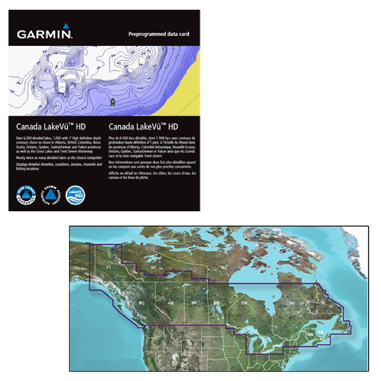 Garmin Canada LakeVü™ HD g3 - microSD™/SD™ MAP ONLY - The Online Fishing Store