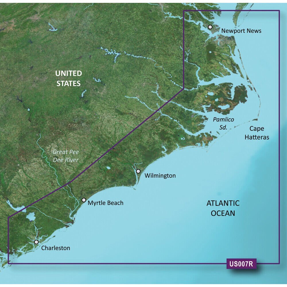 Garmin Charts 3930362 Garmin Bluechart G2 Vision Hd - Vus007r - Norfolk - The Online Fishing Store