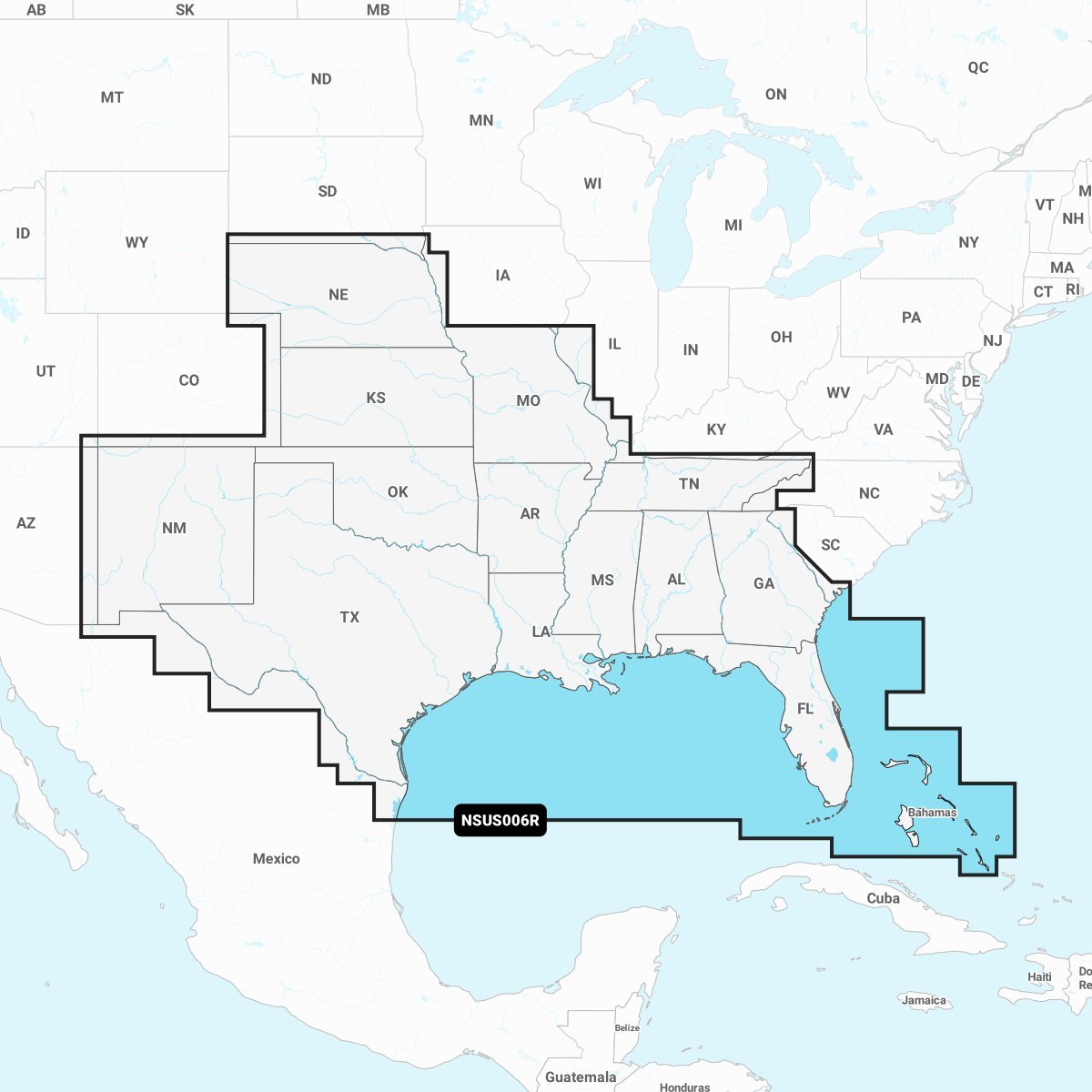 Garmin Navionics+ NSUS006R U.S. South 010 - C1290 - 20 - The Online Fishing Store