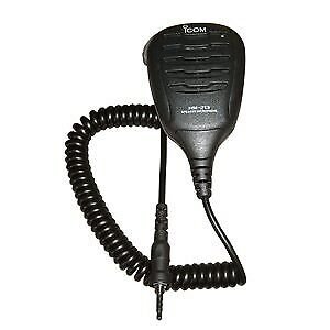 ICOM HM - 213 Waterproof Floating Speaker/Microphone, Black, One Size - The Online Fishing Store