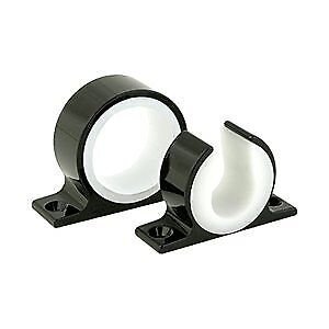 Lee's Single Fishing Rod Rack Set - Bright Black Finish - The Online Fishing Store