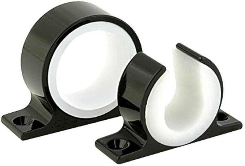 Lee's Single Fishing Rod Rack Set - Bright Black Finish - The Online Fishing Store