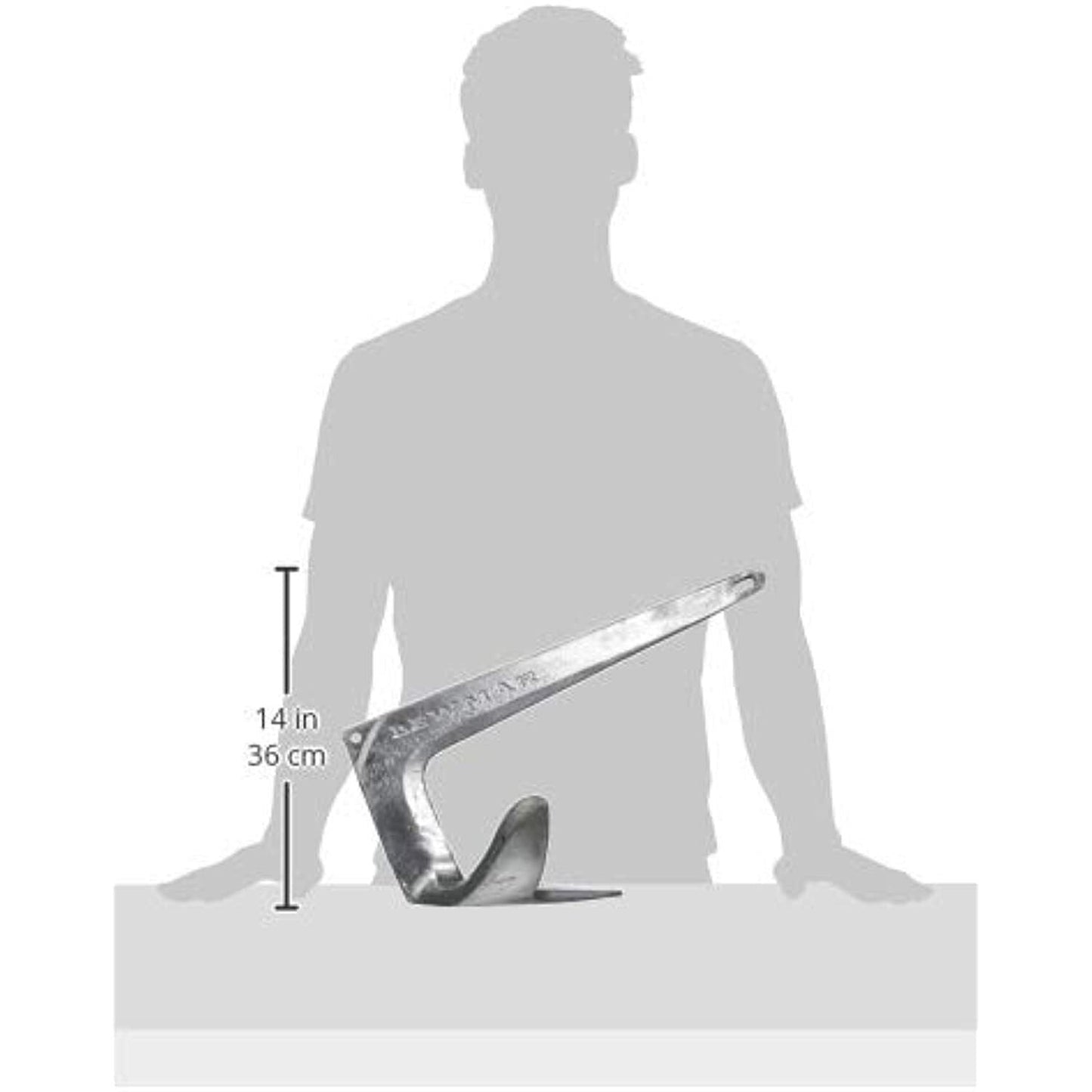 Lewmar Galvanized Claw Anchor 22 Lbs/10kg for Boats 38' - 44' - The Online Fishing Store