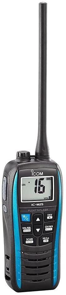 Marine VHF Handheld Radio ICOM M25-Blue