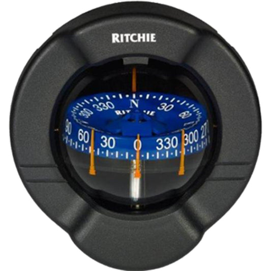 Ritchie SR-2 Venture Sail Boat Compass w/Clinometer - Bulkhead Mount - Black SR-2