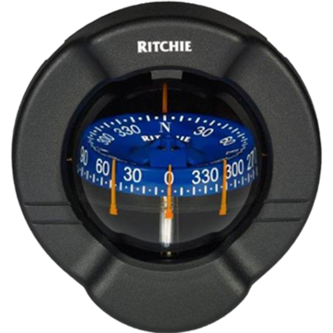 Ritchie SR-2 Venture Sail Boat Compass w/Clinometer - Bulkhead Mount - Black SR-2