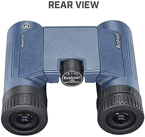 Bushnell 12x25mm H2O Binocular - Dark Blue Roof WP/FP Twist Up Eyecups