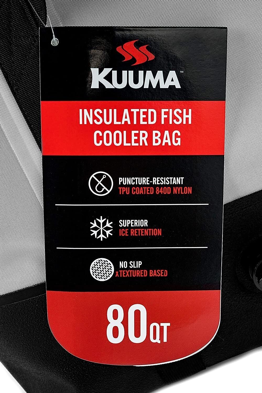 Kuuma Insulated Fish Bag Heavy Duty 80 Quart with Drain Plug - (50180)