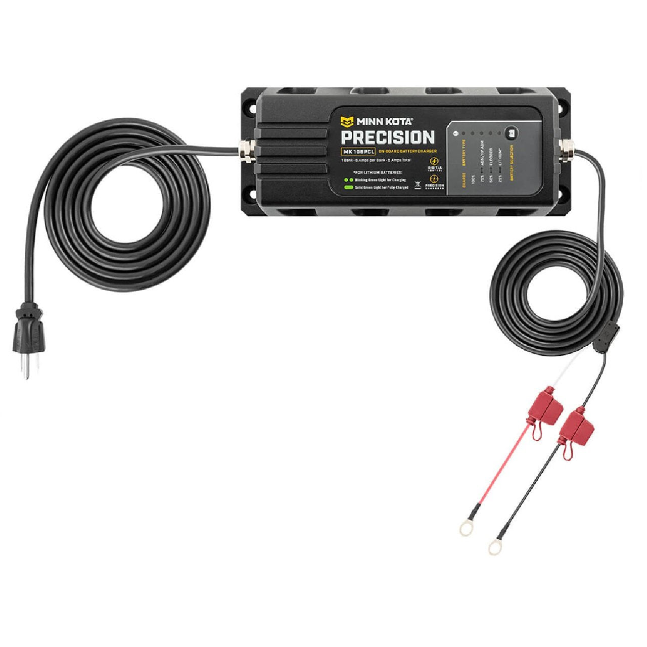 Minn Kota On-Board Precision Charger MK-106 PCL 1 Bank x 6 AMP LI Optimized