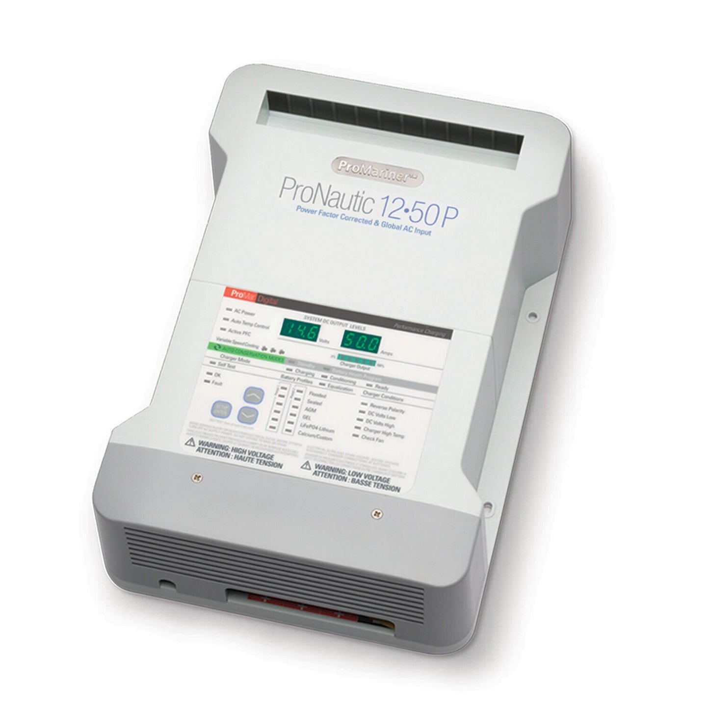 ProMariner ProNautic 1250P 50 Amp 3 Bank Battery Charger 63150