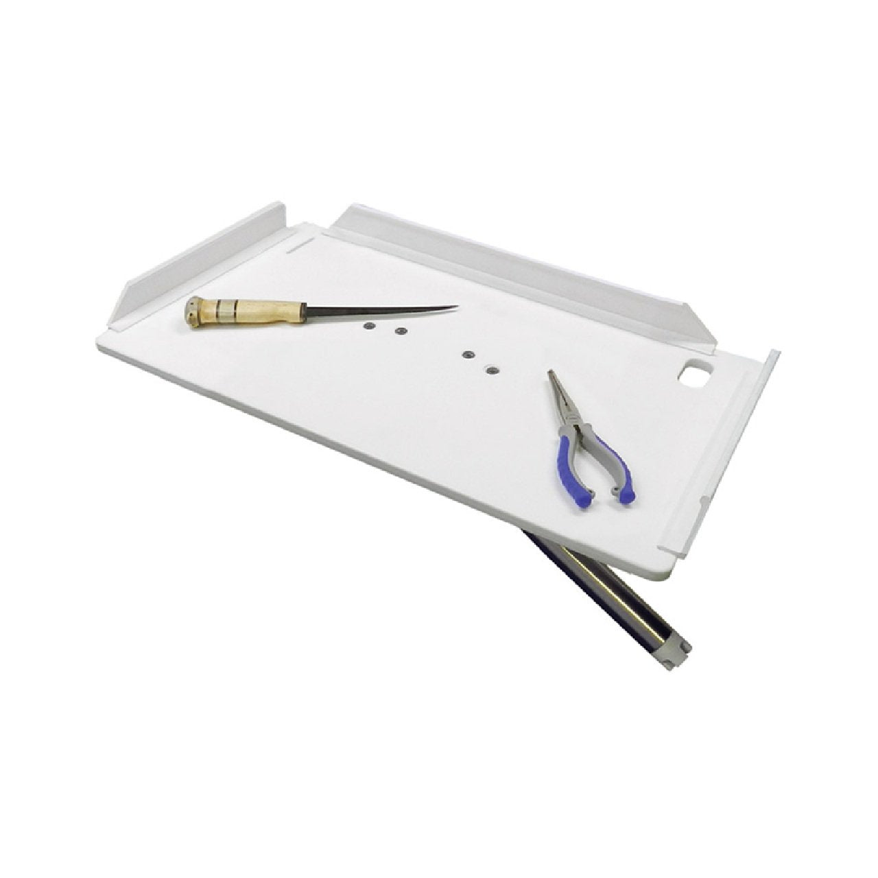 TACO 20" Poly Filet Table w/Adjustable Gunnel Mount - White