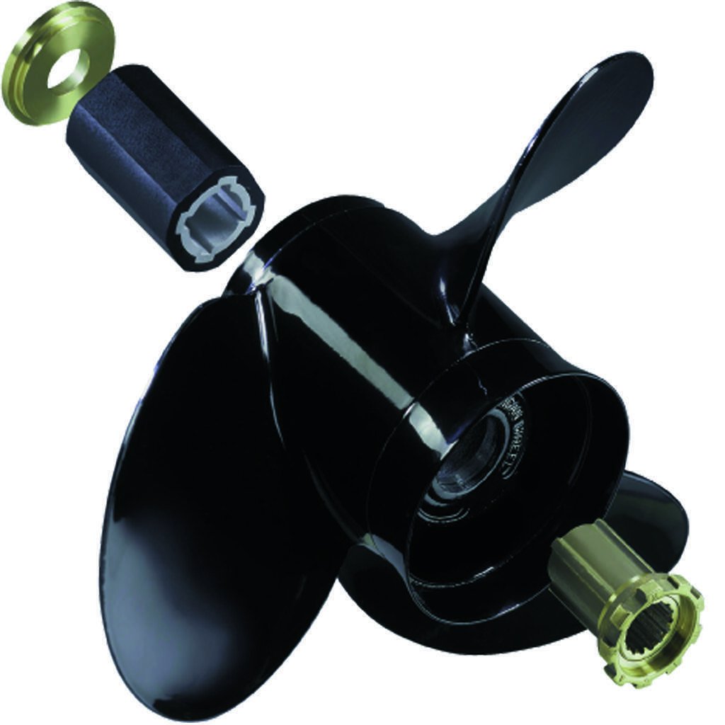 Michigan Wheel Boat Propeller 3 blade 15" X 17" Pitch V6 3BL ALUM VORTEX