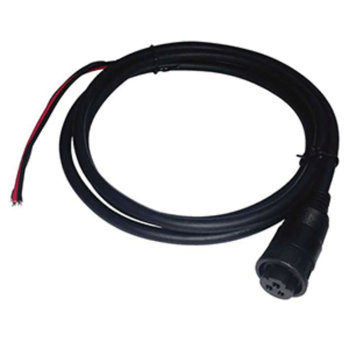 5" Black Raymarine Solid Power Cord for A Series