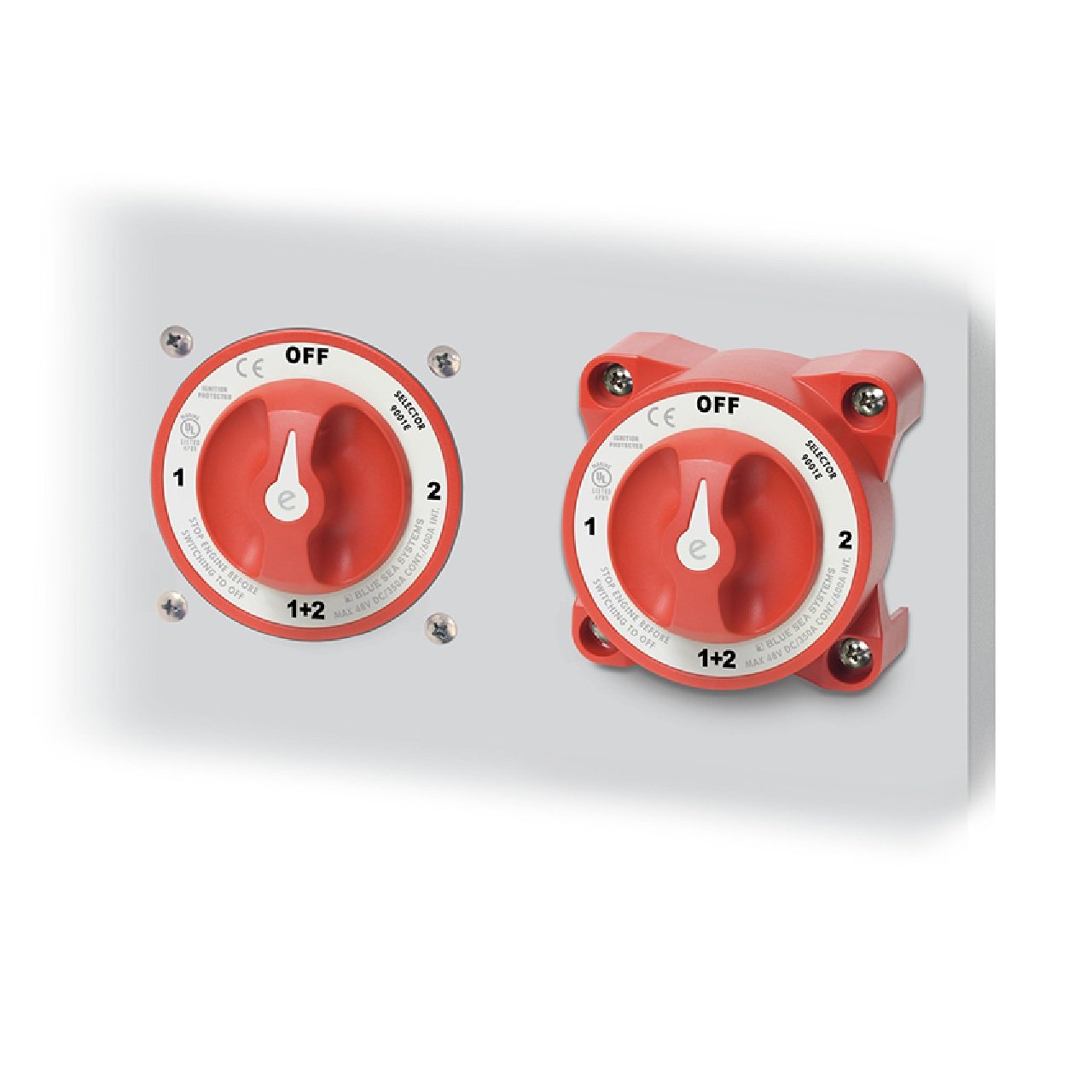 Blue Sea 9002e e-Series Battery Switch Selector w/Alternator Field Disconnect