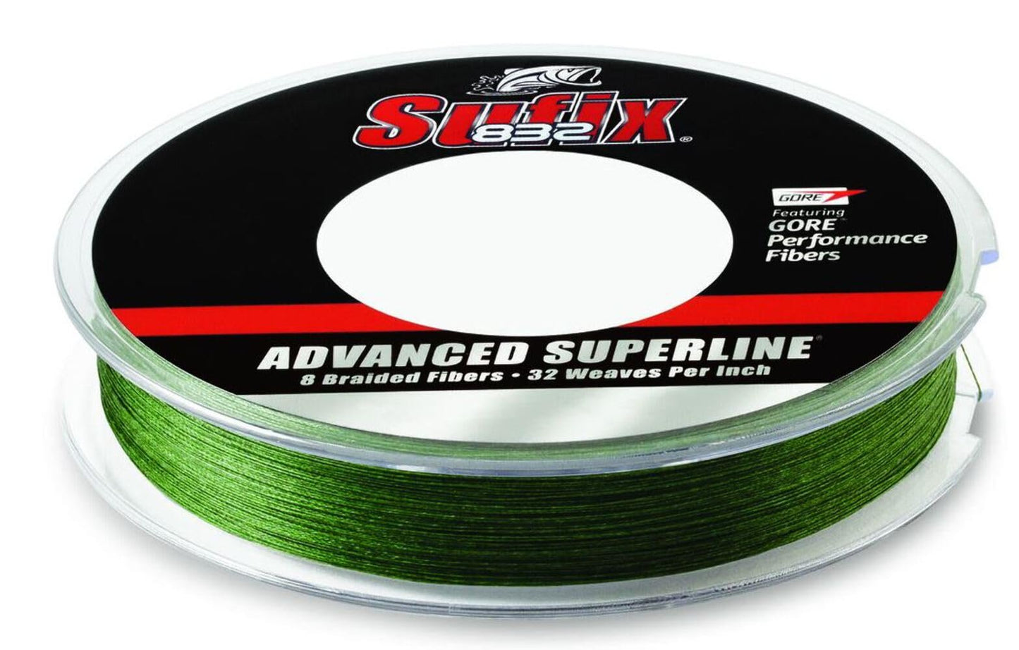 Sufix 832® Advanced Superline® Braid - 20lb - Low-Vis Green - 150 yds