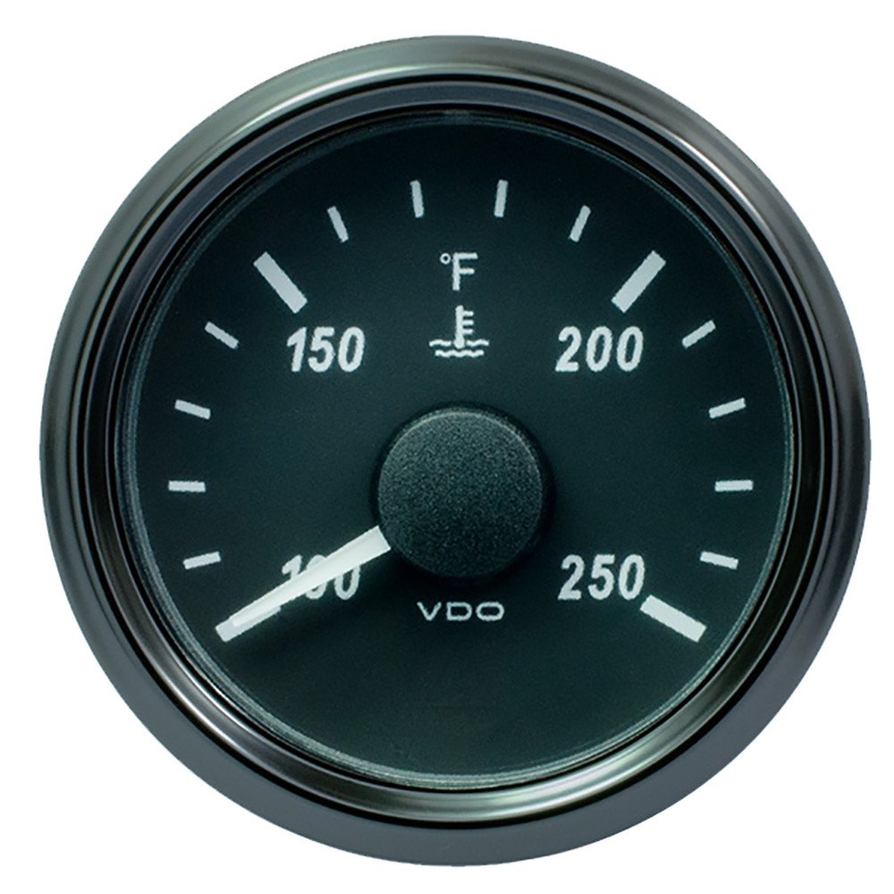 VDO SingleViu Water Temp. Gauge 52mm (2-1/16") - 250° F - 291-22 OHM