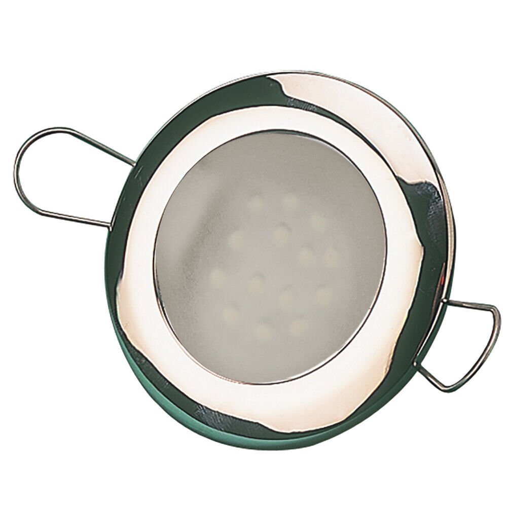 Sea-Dog 5" White and Black Overhead Brushed Finish LED Light