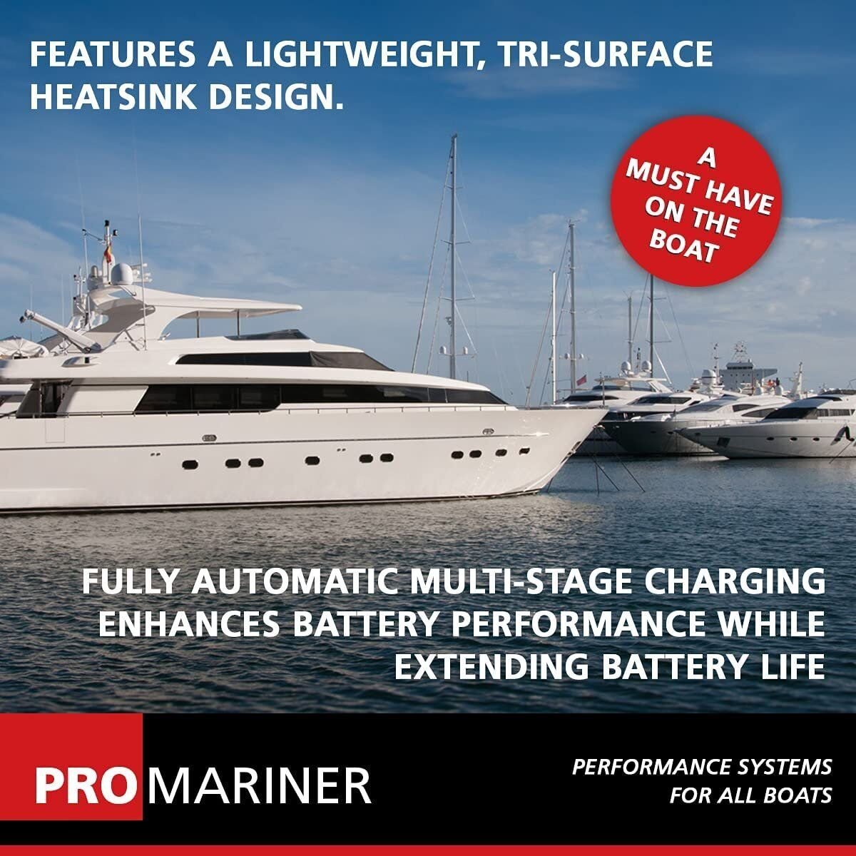 ProMariner ProSportHD 20 Plus Gen 4 - 20 Amp - 3 Bank Battery Charger 44021