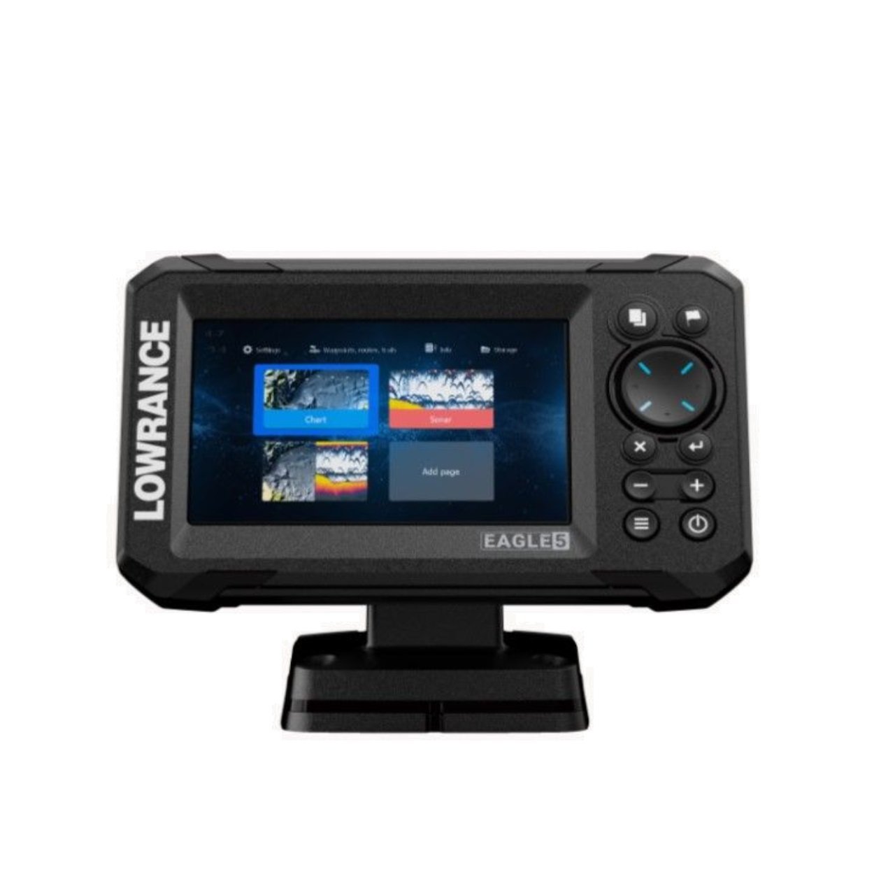 Lowrance Eagle 5" Fishfinder | Splitshot Shot™ HD | USA Inland Maps
