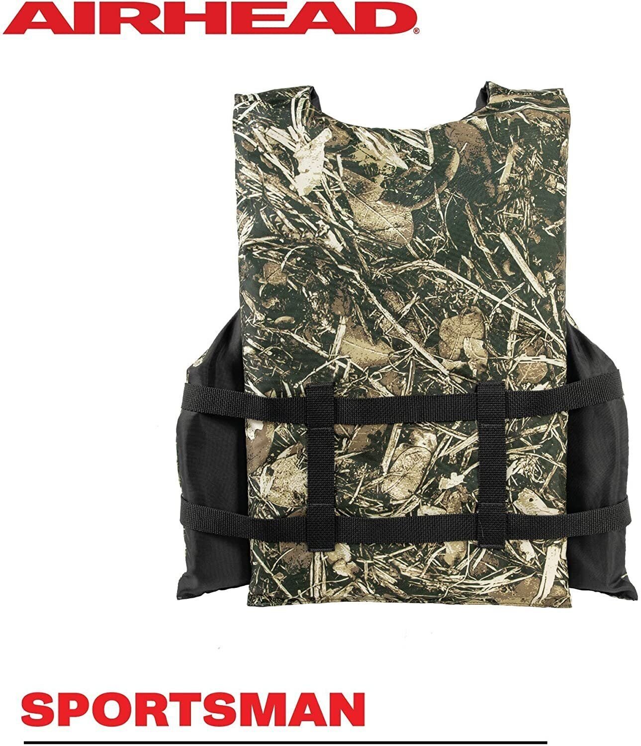 Airhead Youth Sportsman Life Vest with Pockets, Camo