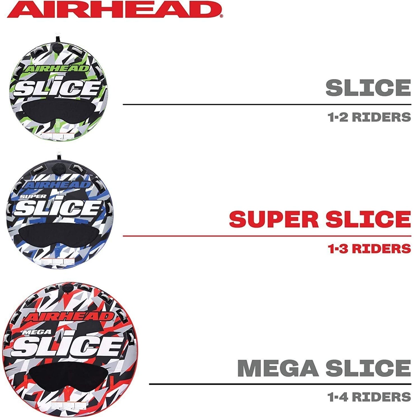 Towable AIRHEAD Super Slice, for Boating with 1- Rider