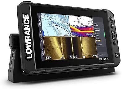 Lowrance Elite FS 9 Fish Finder (No Transducer) with Preloaded C-MAP Contour+