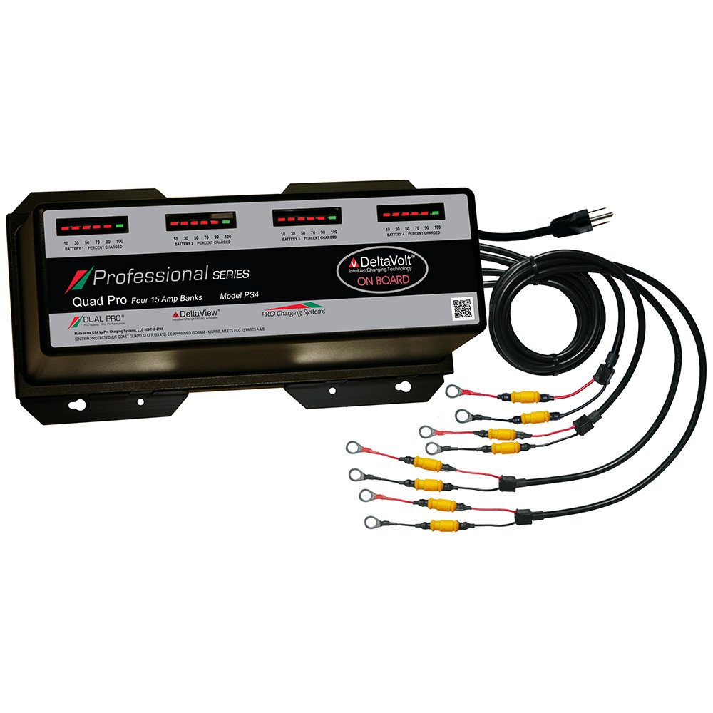 Dual Pro Professional Battery Charger - 60A - 4-15A-Banks - 12V-48V