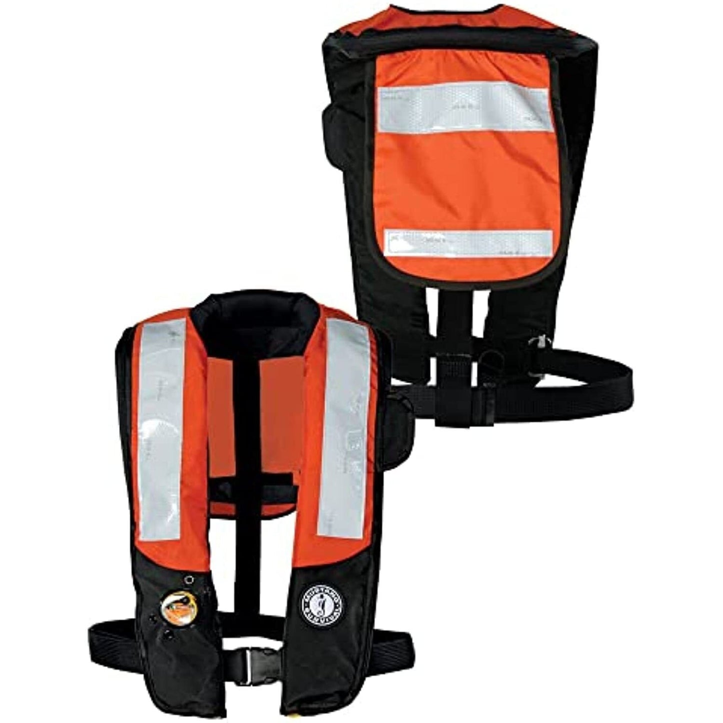 Mustang Survival Corp Inflatable PFD with HIT (Auto Hydrostatic) with Back Flap