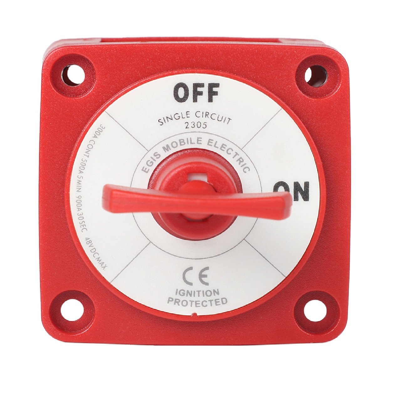 Egis M-Series 300A Battery Switch Off/On Key Actuator