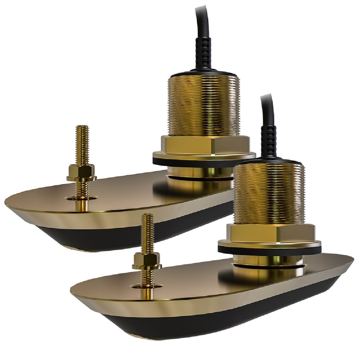 Raymarine RV-212 RealVision 3D™ Bronze Thru-Hull Transducer Pair Pack - 12° - 8M Cable & Y-Cable T70318