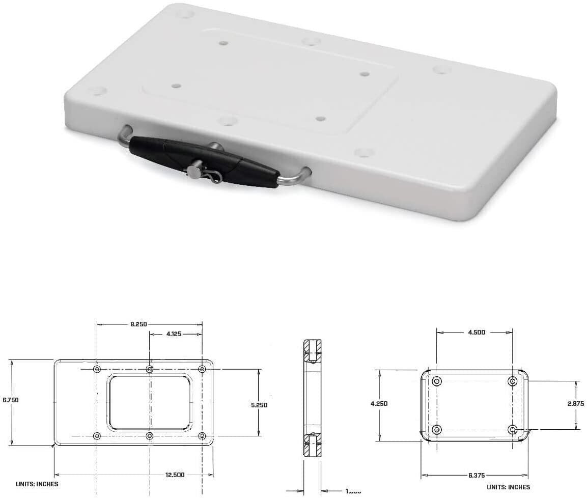 Minn Kota RTA-17 Composite Quick Release Bracket (1854017) Riptide Terrova