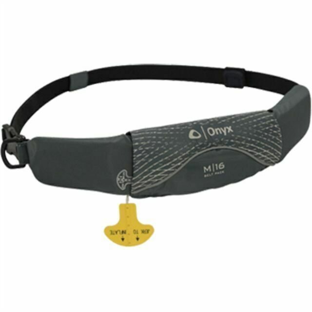 Onyx M-16 Manual Inflatable Belt Pack (PFD) - Grey