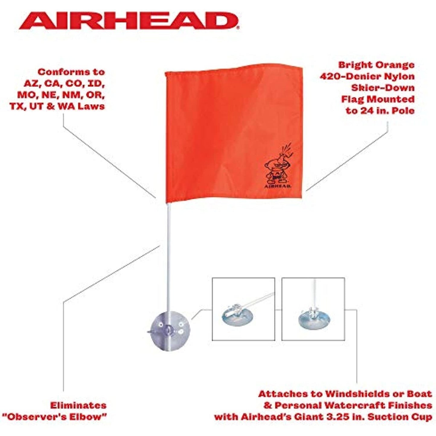 Airhead StIK-a-FLAG Water Ski Flag