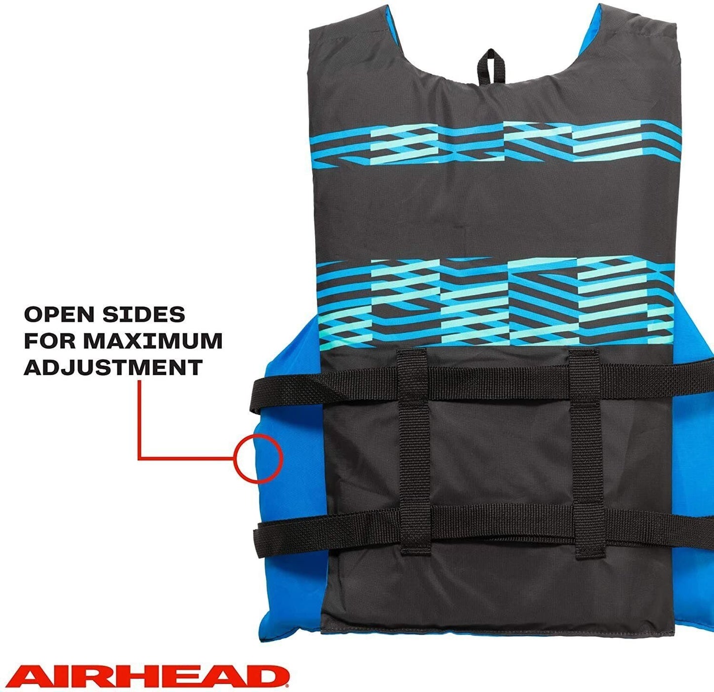 Life Vest Airhead Element Open Sided PFD Chest Sizes 50 Inch To 60 Inch