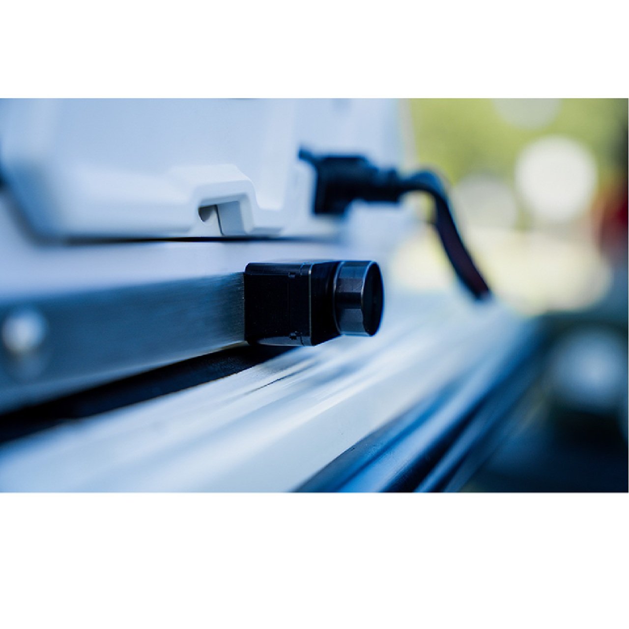 Secure Outdoors Elite Trolling Motor Lock - Single Fits Minn Kota QRB -Black