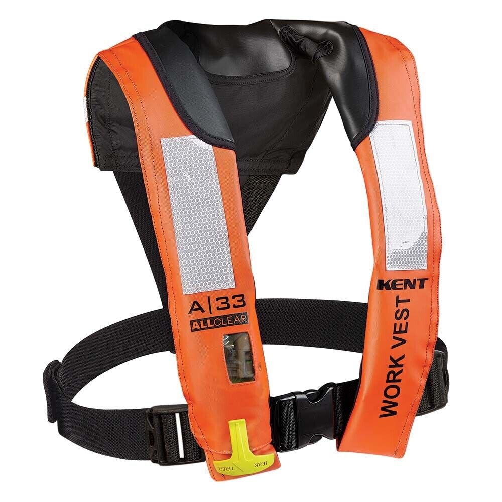 Kent A-33 All Clear Auto Inflatable Work Vest PFD