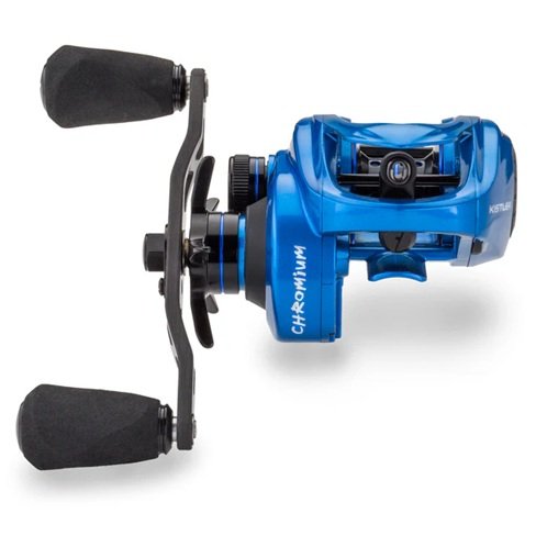 Kistler Feather Chromium Casting Fishing Reel | Left Hand |7.3:1 Blue